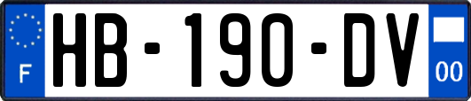 HB-190-DV