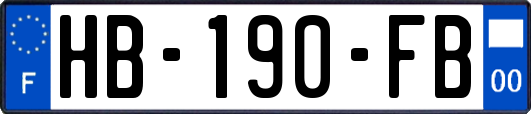 HB-190-FB