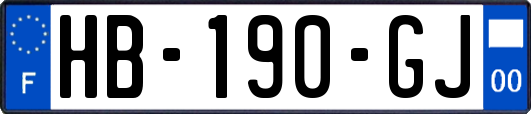 HB-190-GJ