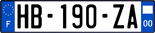 HB-190-ZA