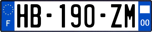 HB-190-ZM