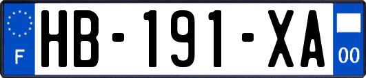 HB-191-XA