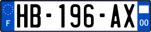 HB-196-AX