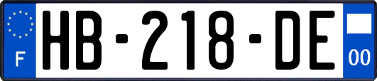 HB-218-DE