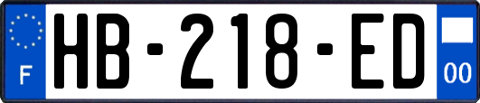 HB-218-ED