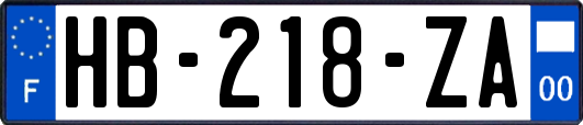 HB-218-ZA