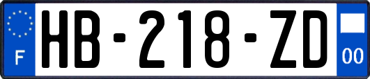HB-218-ZD