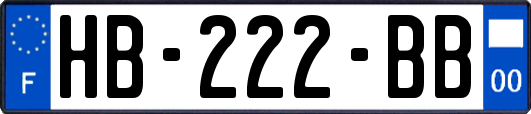 HB-222-BB