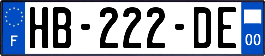 HB-222-DE