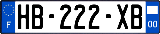 HB-222-XB
