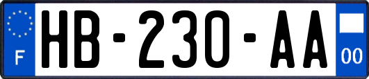 HB-230-AA