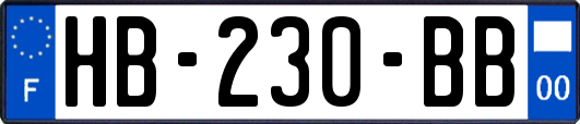 HB-230-BB