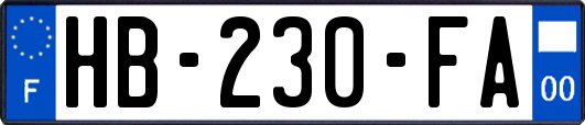 HB-230-FA