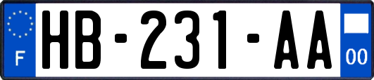 HB-231-AA