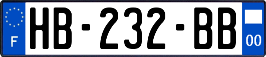 HB-232-BB