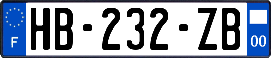 HB-232-ZB