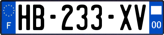 HB-233-XV