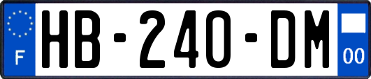 HB-240-DM