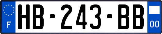 HB-243-BB