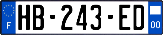 HB-243-ED