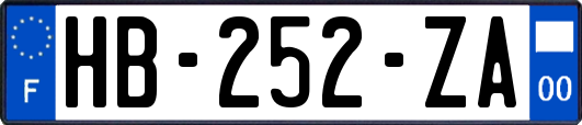 HB-252-ZA