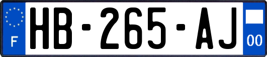 HB-265-AJ