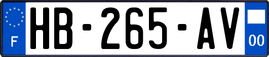 HB-265-AV