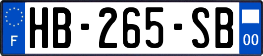 HB-265-SB