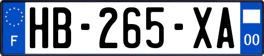HB-265-XA