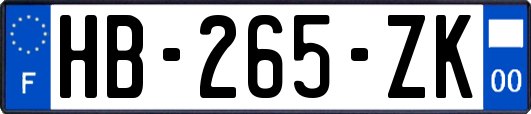HB-265-ZK