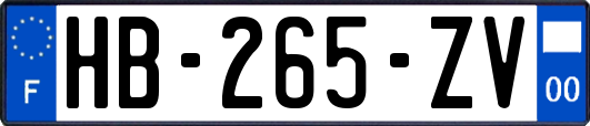 HB-265-ZV