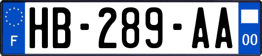 HB-289-AA