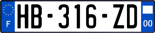 HB-316-ZD