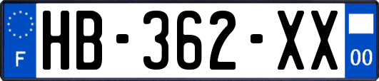 HB-362-XX