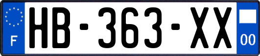 HB-363-XX