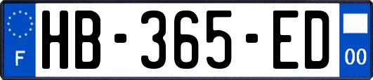 HB-365-ED