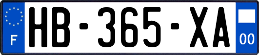 HB-365-XA