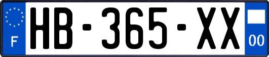 HB-365-XX