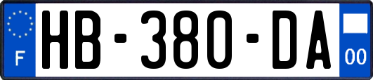 HB-380-DA