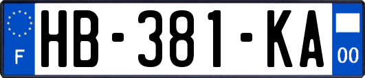 HB-381-KA