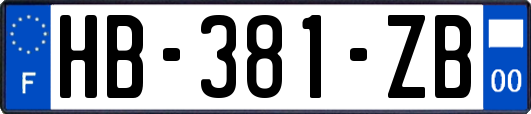 HB-381-ZB
