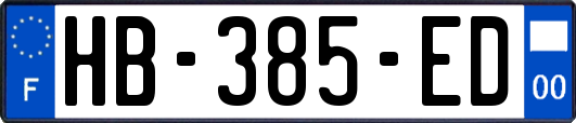 HB-385-ED