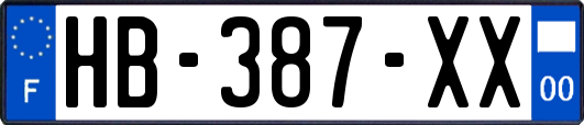 HB-387-XX