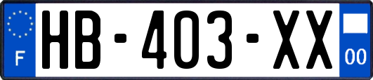 HB-403-XX