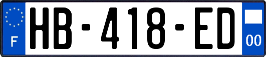 HB-418-ED