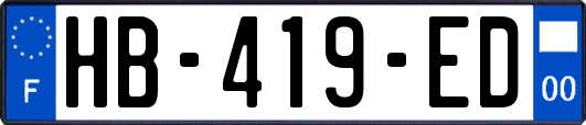 HB-419-ED