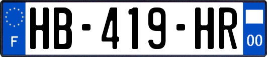 HB-419-HR