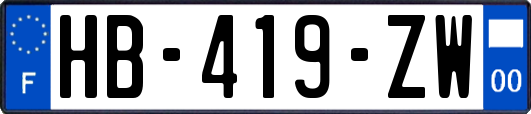 HB-419-ZW