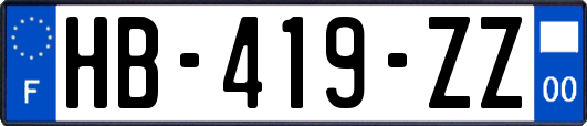 HB-419-ZZ
