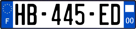 HB-445-ED